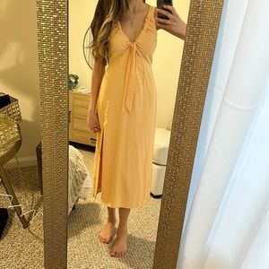 Yellow Abercrombie and Fitch Dress